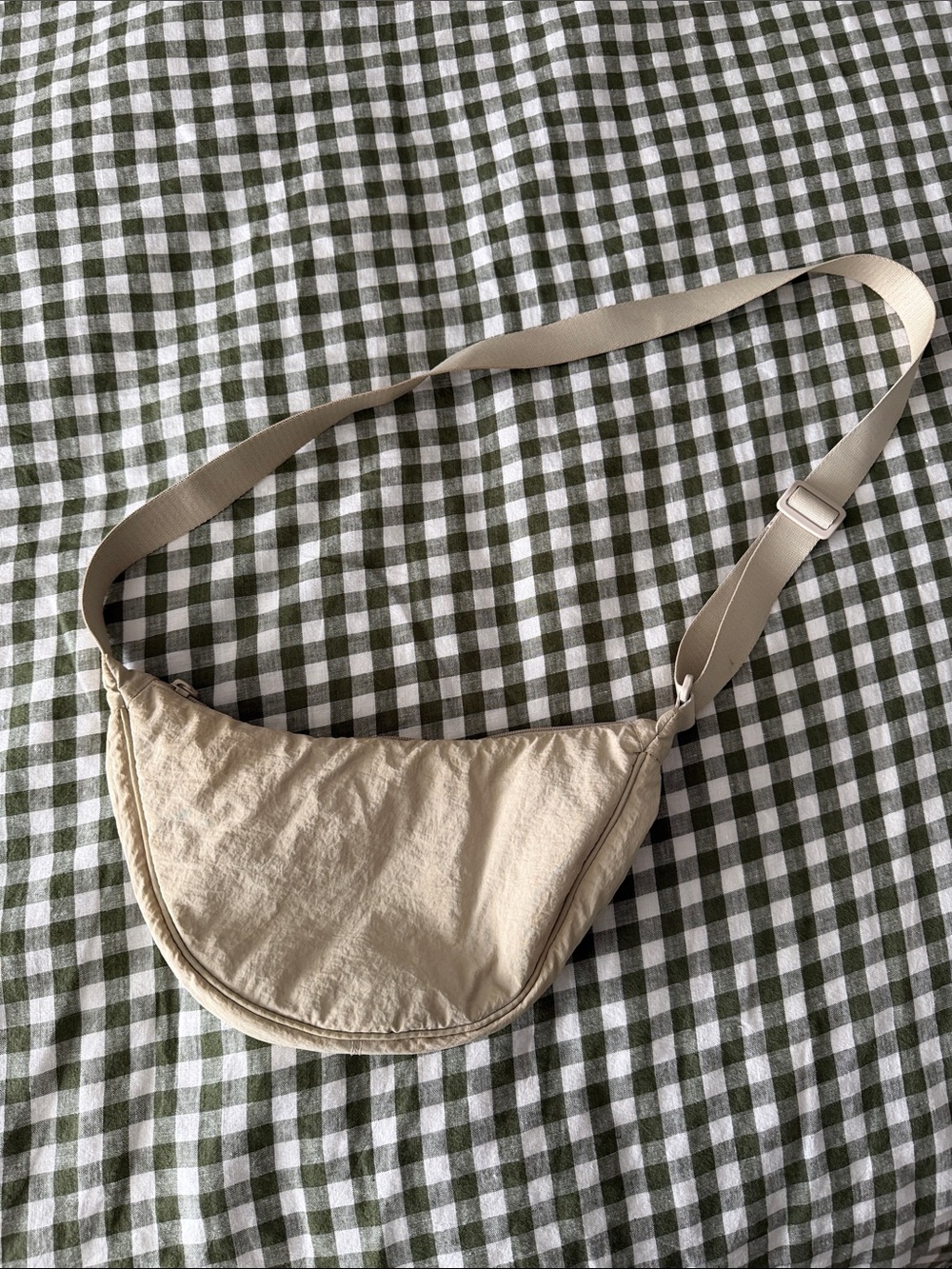 Uniqlo Cream Crossbody Sling Bag